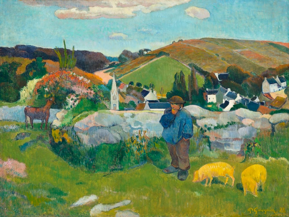 The Swineherd (1888), Paul Gauguin