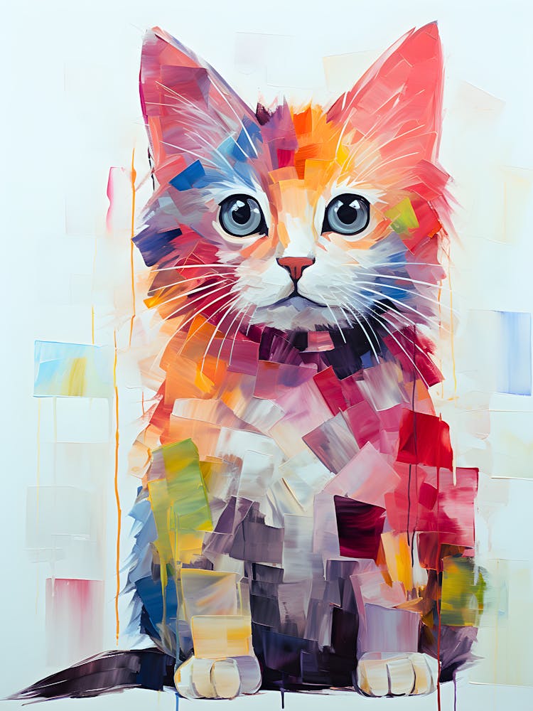 Cotton Candy Cat Soft Hues, Softer Paws