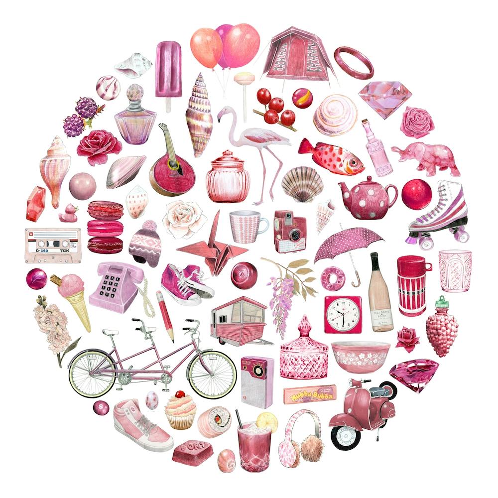 Pink Medley Square