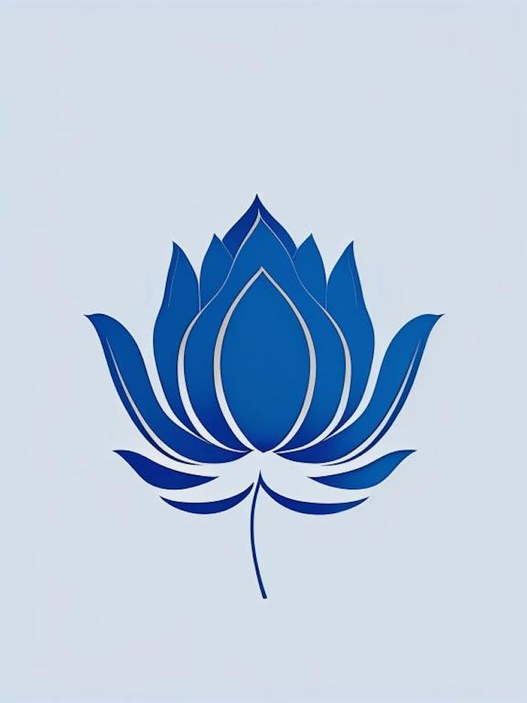 Blue Lotus Retro Minimal 5