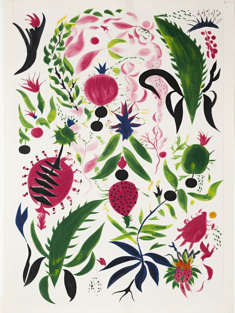 Bananas Fruit Drawing 7