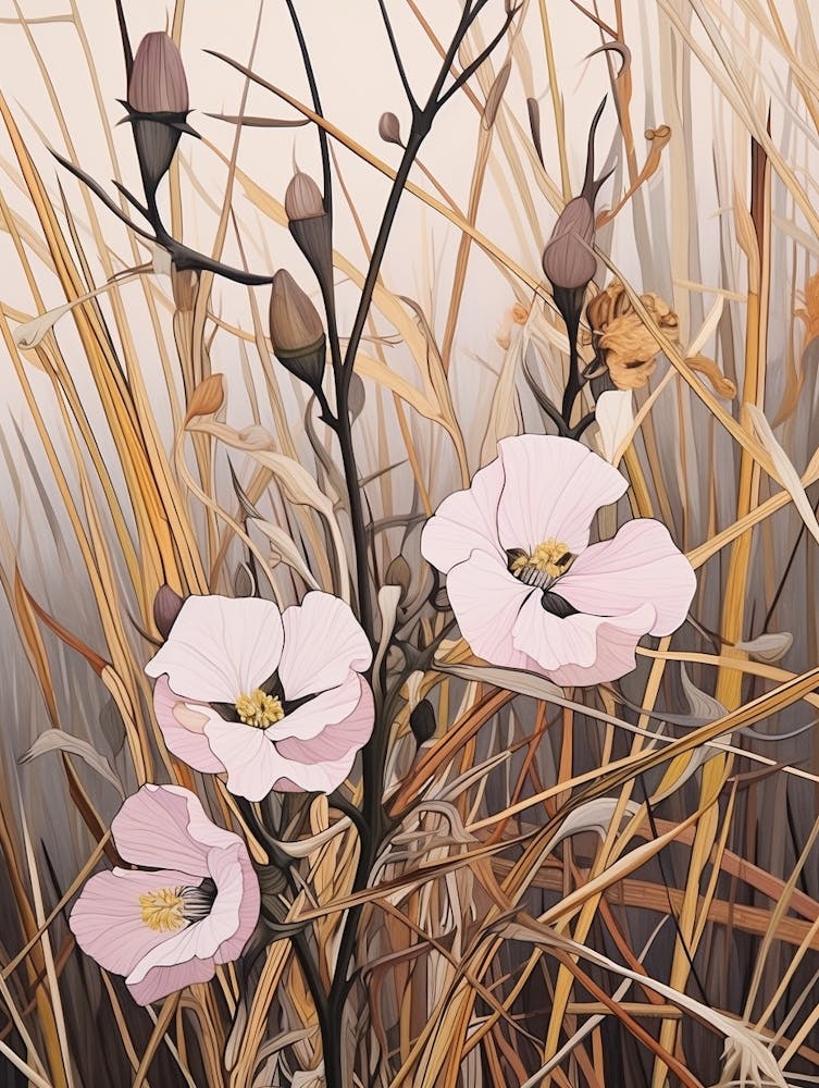 Illustration Florale Fleur de Lin Fleur 3