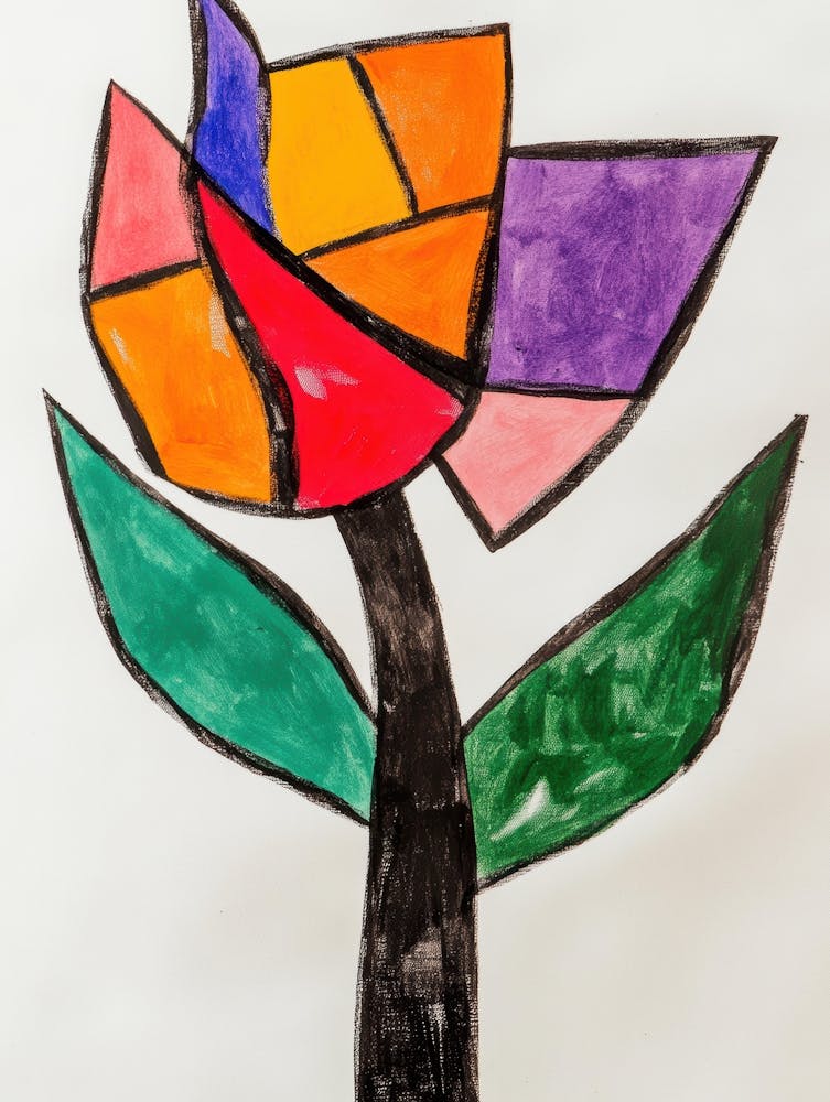 Stained Glass Flower