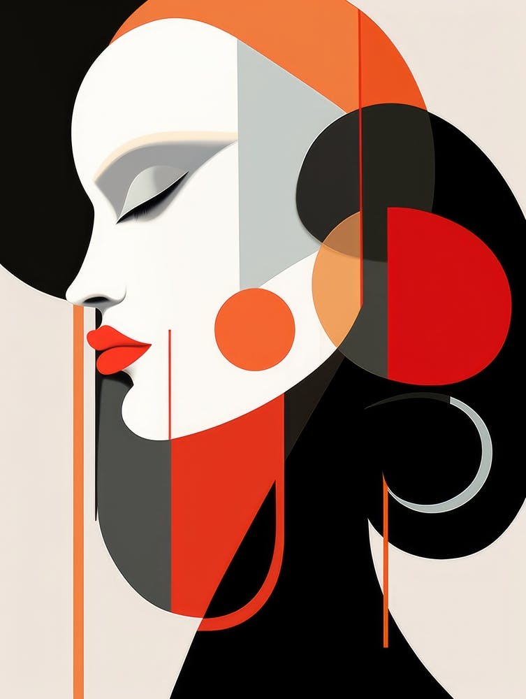 Abstract Portrait Of A Woman 21