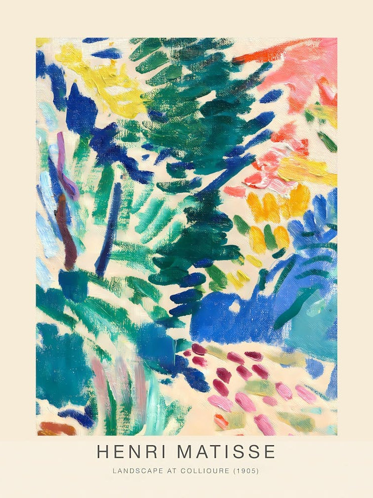 Henri Matisse - Landscape At Collioure I, 1905