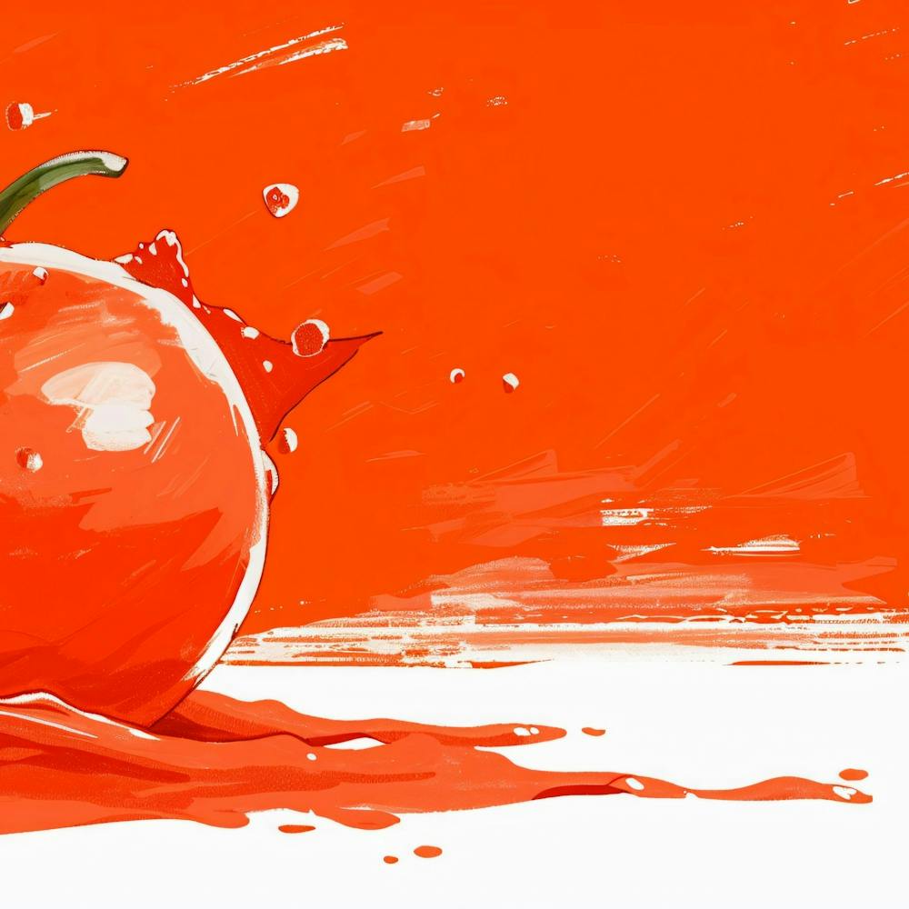 Reife Tomate