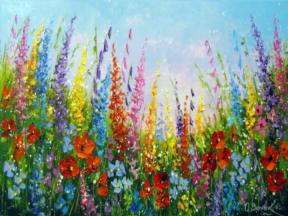 Fleurs dans le champ