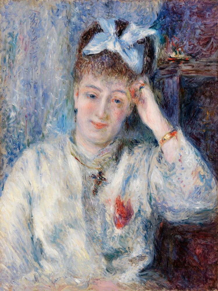 Portrait Of Mademoiselle Marie Murer (1877), Pierre Auguste Renoir