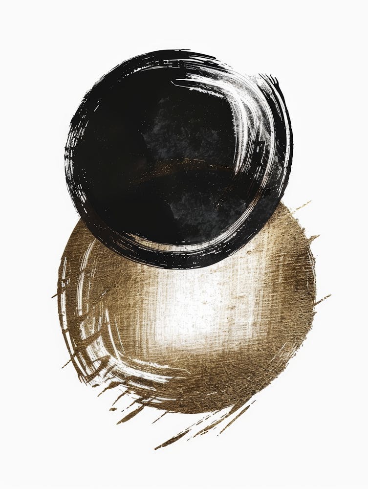 Black And Gold Canvas Print 19