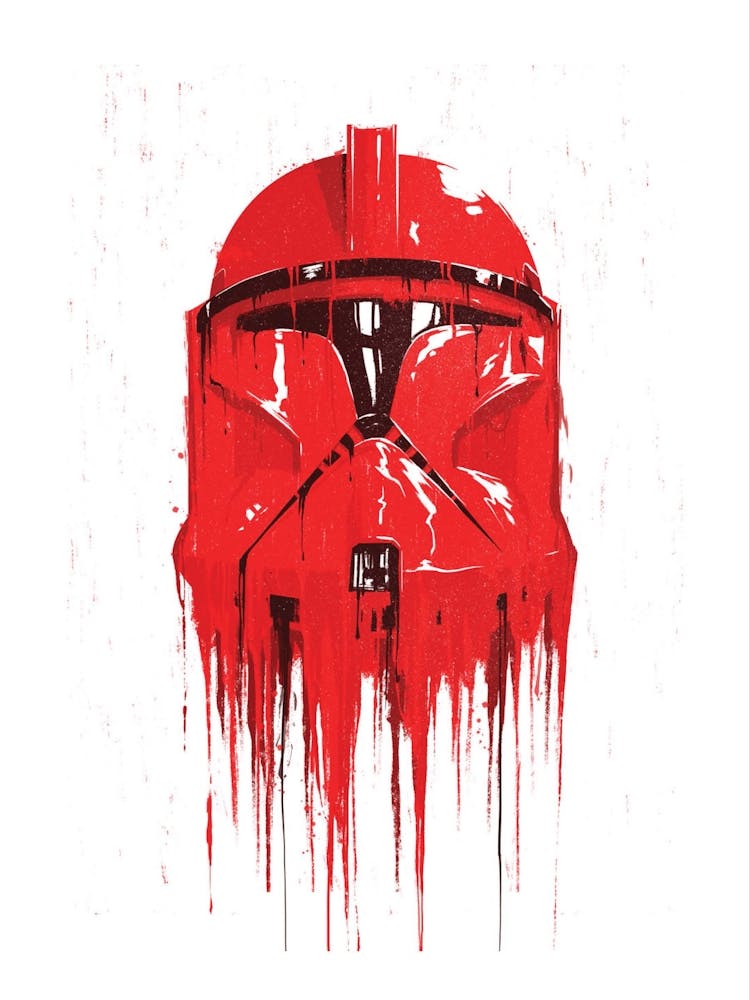 Star Wars Trooper paint drip