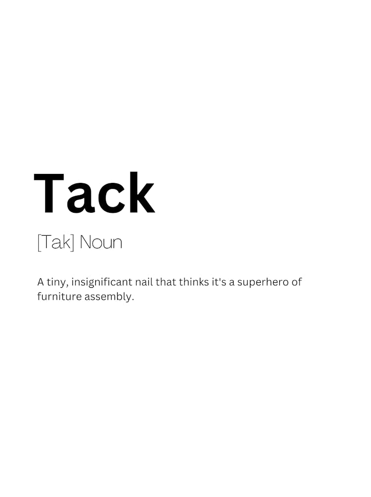 Tack Definition Meaning