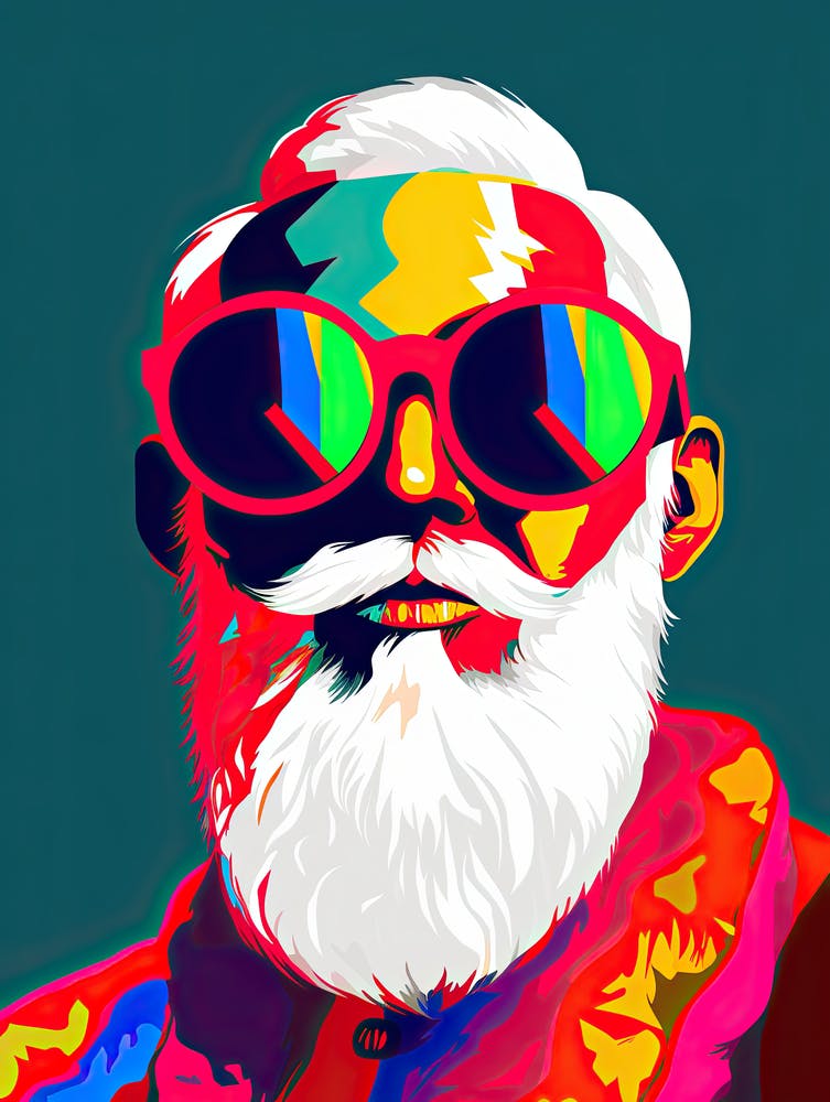 Santa Claus, Pop Art 1