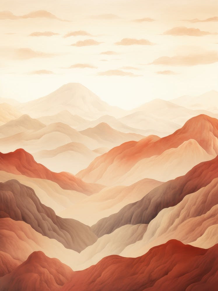 Abstract Mountain Landscape