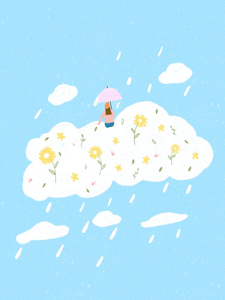 Watching The Rain In The Clouds