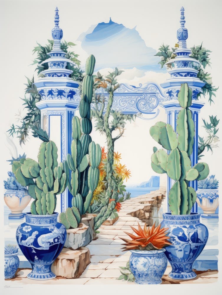 Cactus Garden - Bohemian Art 1