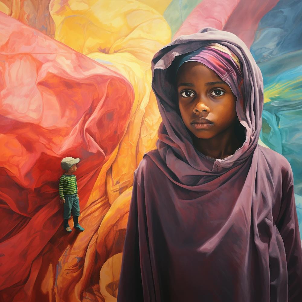 Somalian Echoes: Immersive Art"