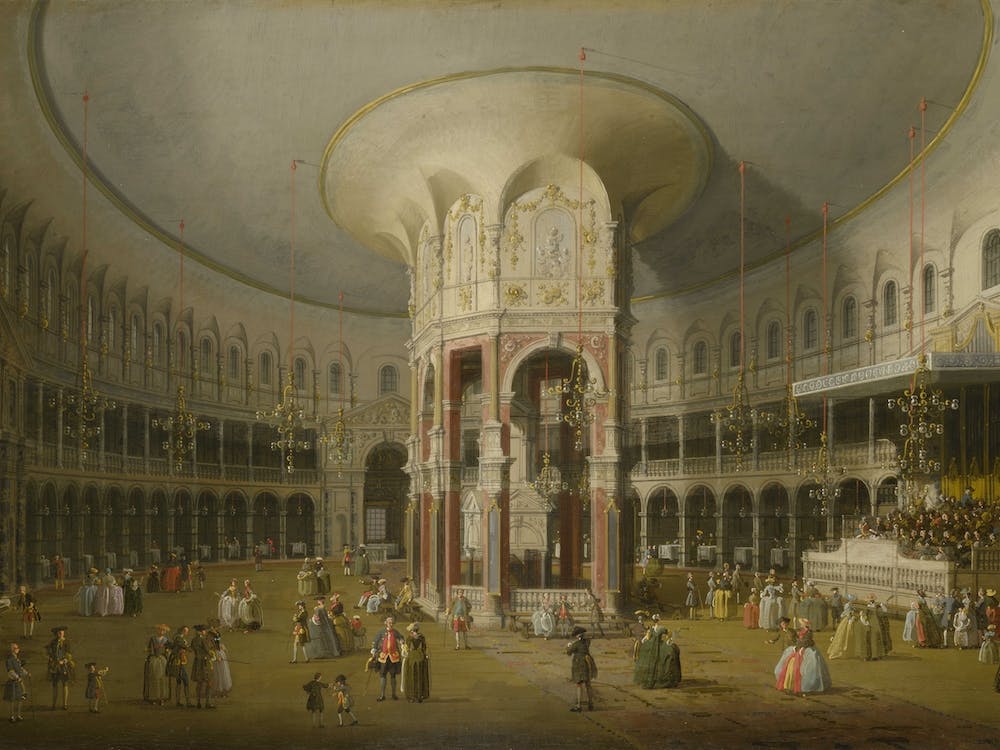 London, Interior Of The Rotunda At Ranelagh, Canaletto