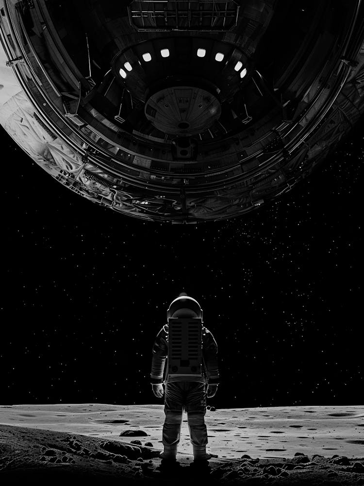 Astronaut On The Moon