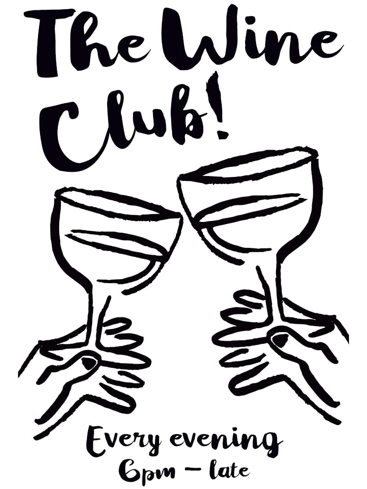 The Wine Club In Black