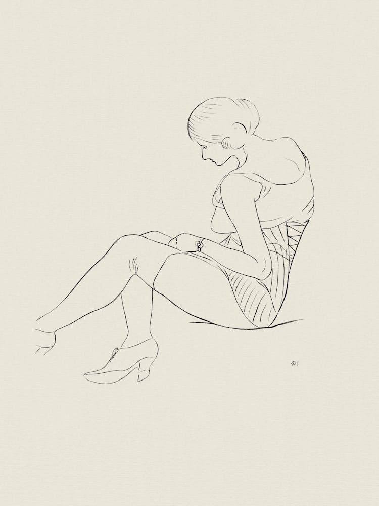 Woman In Stockings