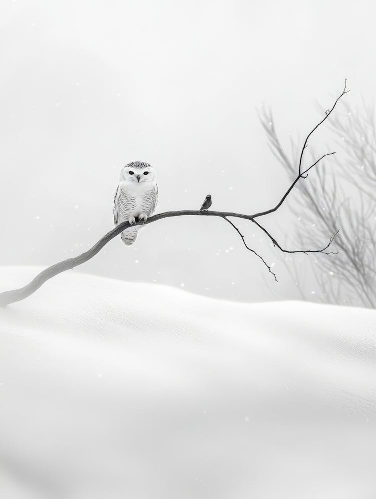 Snowy Owl. Generated with AI. 3