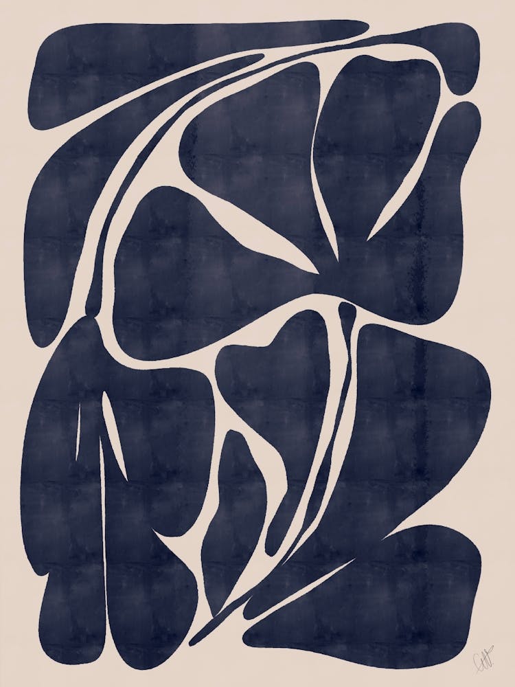 Dark Blue Abstract