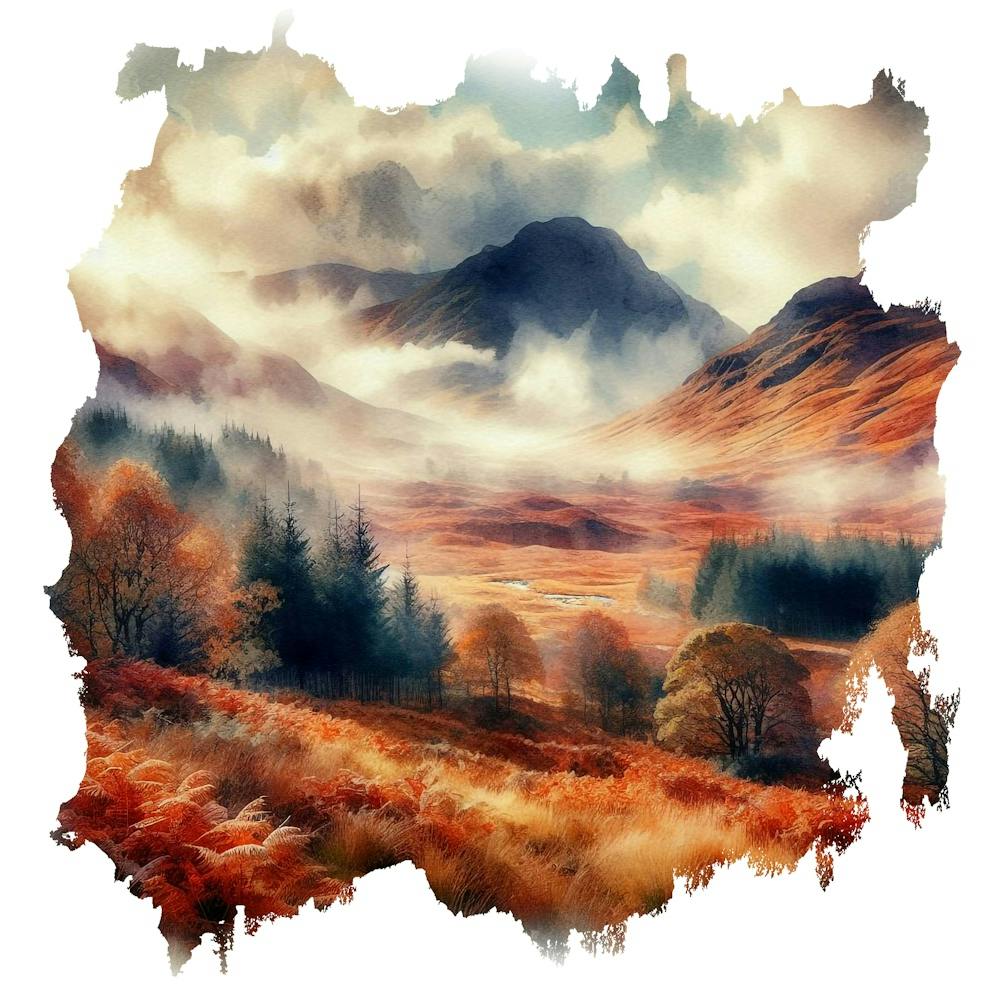 Autumn In The Scottish Highlands