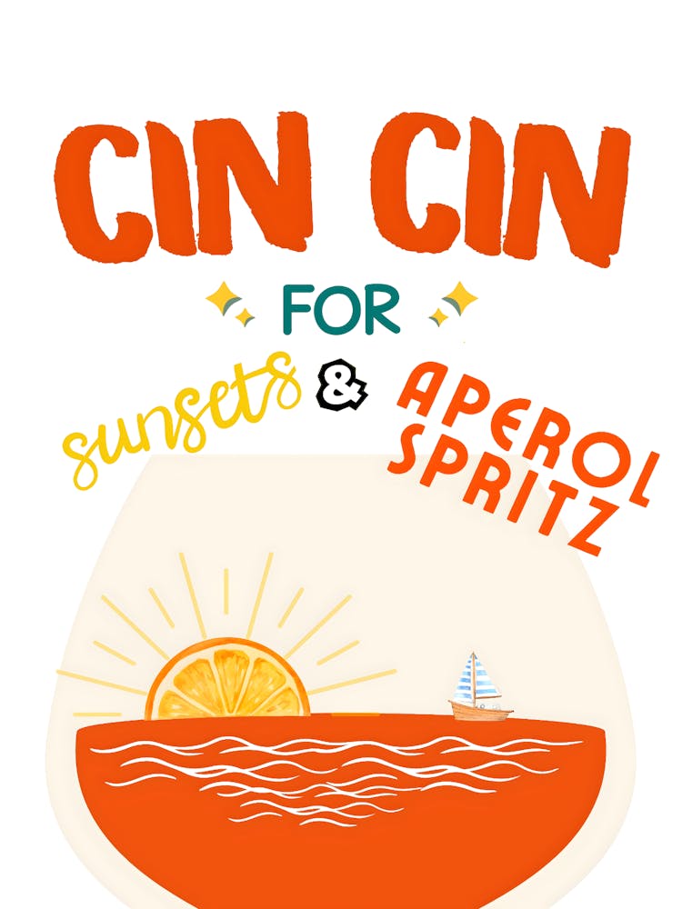 Cin Cin For Sunsets And April Spiritz