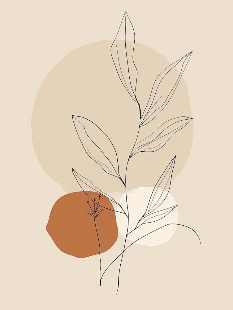 Sofia Botanical Garden Boho Line Art