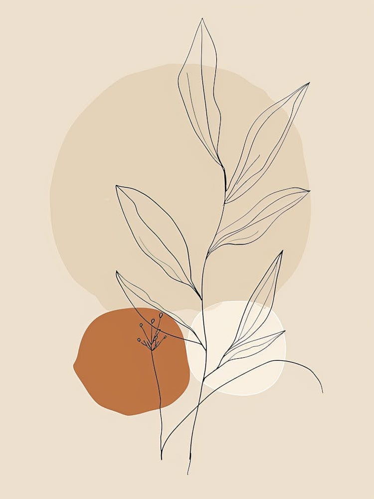 Sofia Botanical Garden Boho Line Art