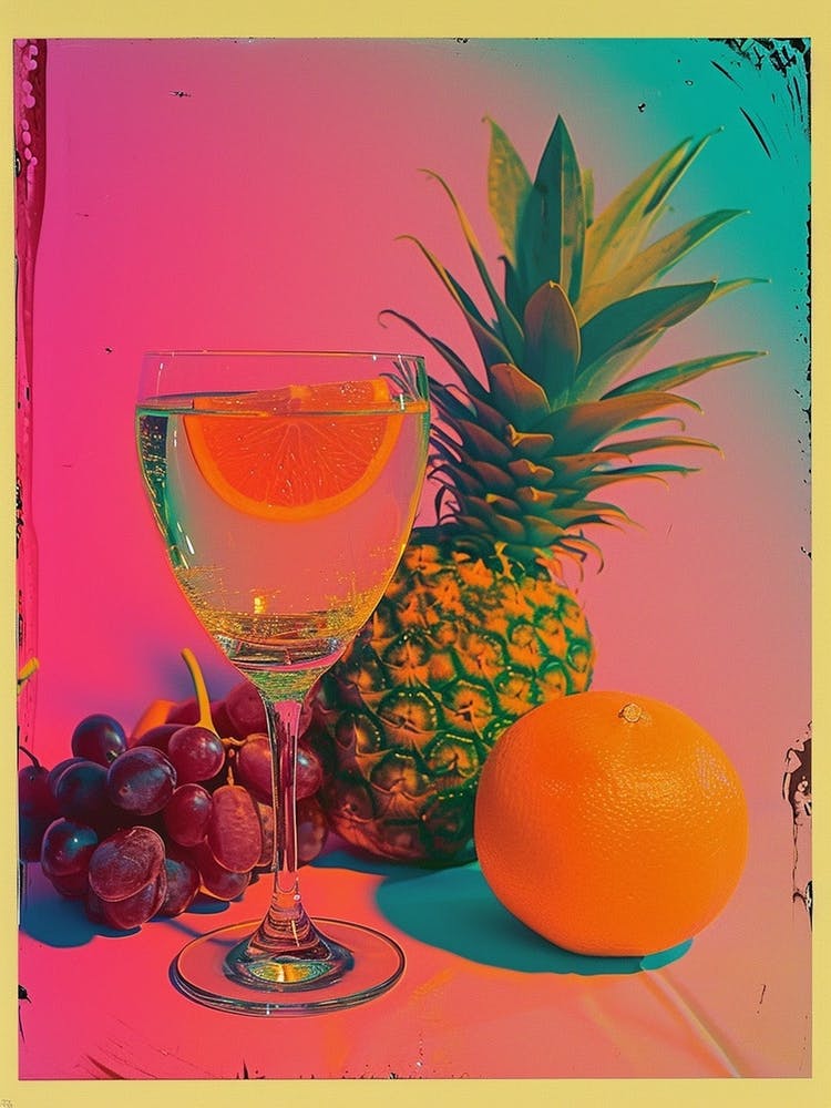 Funky Fruit Polaroid Inspired 1