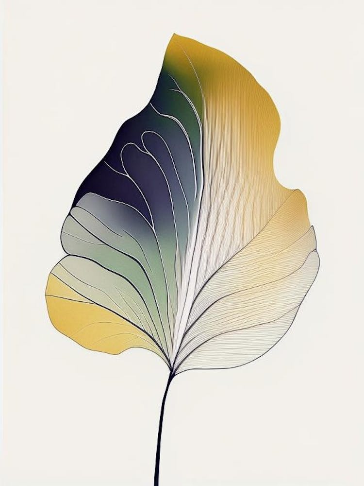 Ginkgo Leaf Abstract 2