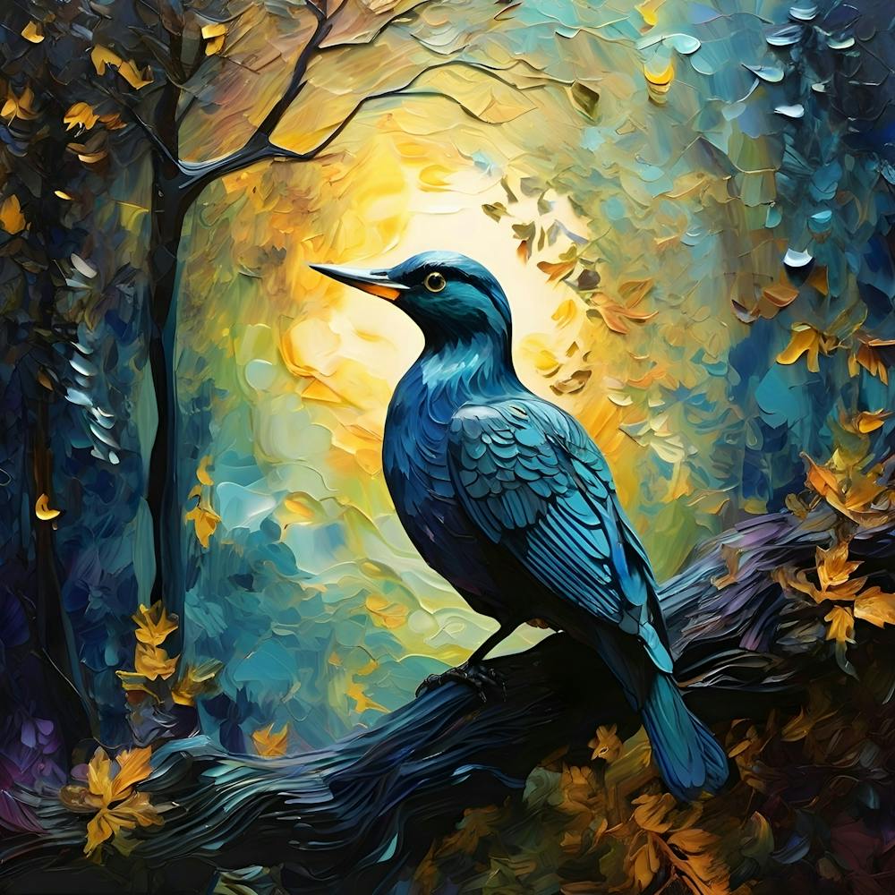 Bird In The Forest