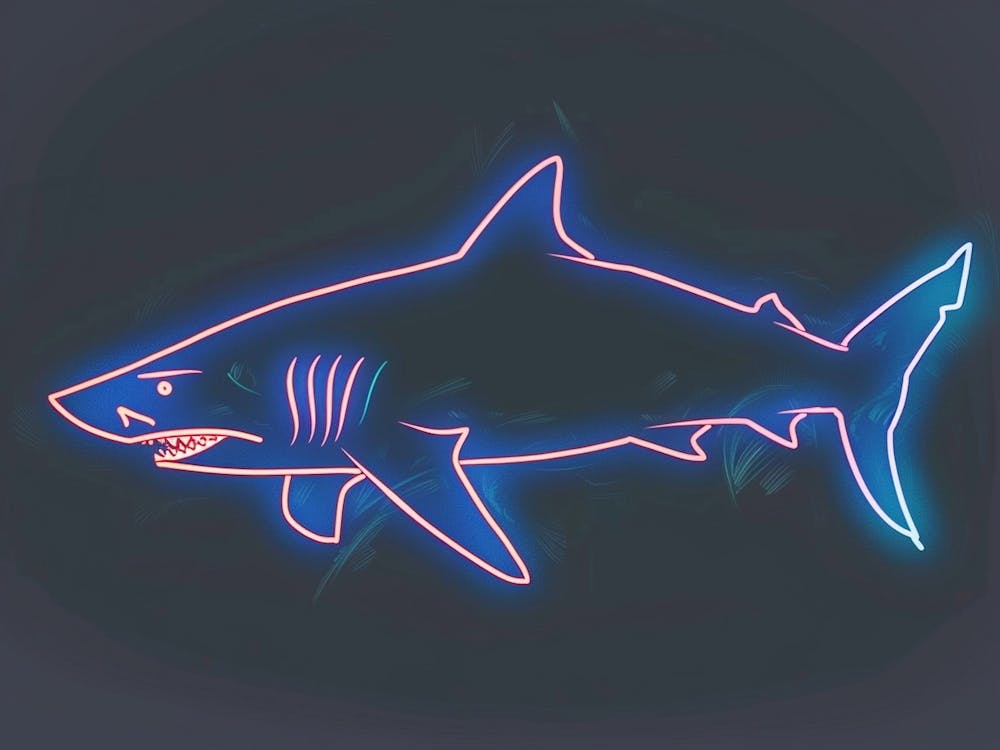 Neon Isistius Genus Shark 1