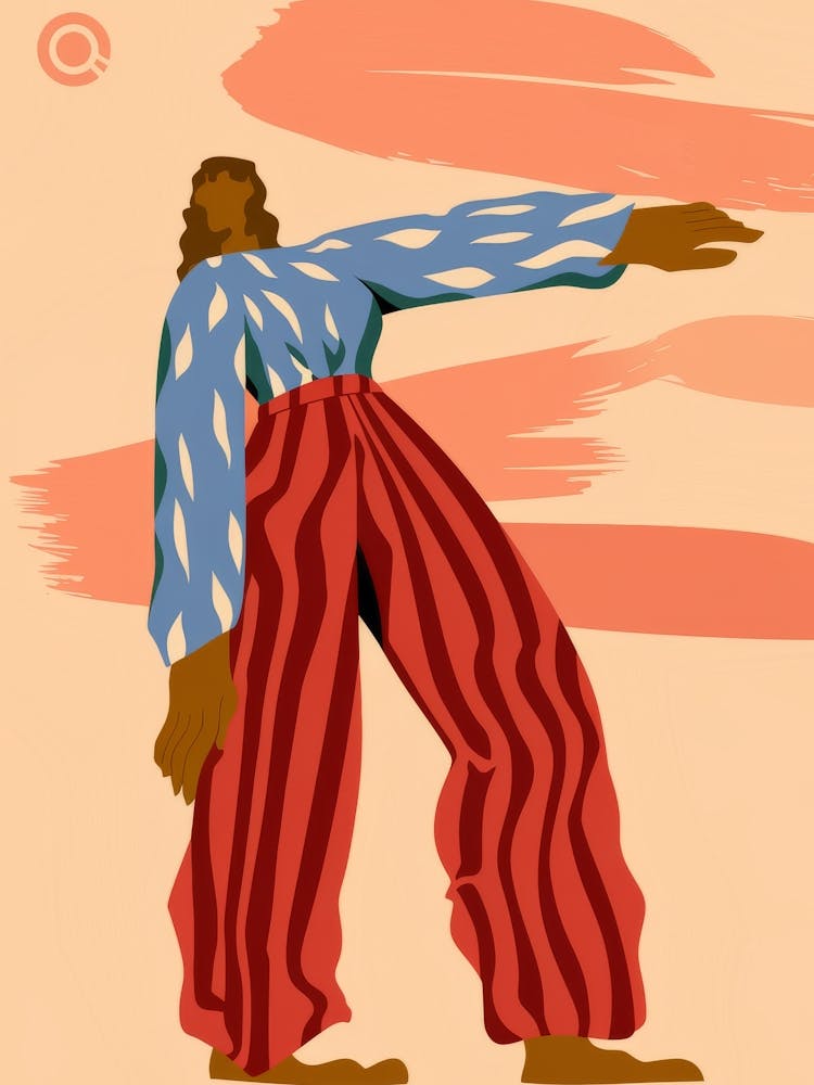 Expressive Striped Gesture 1