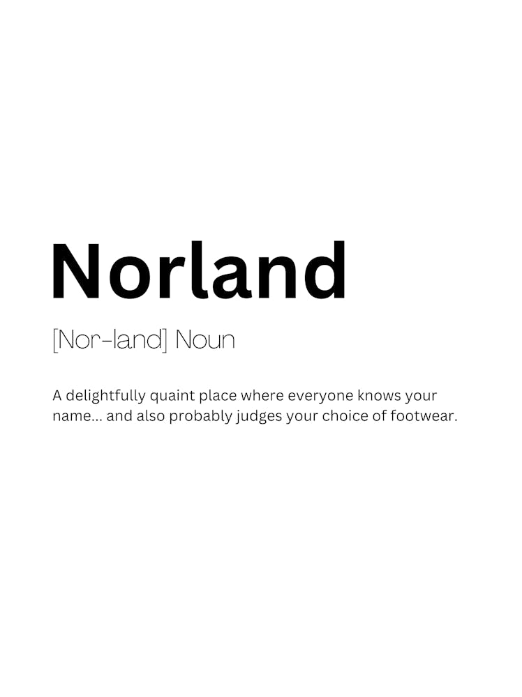 Norland Definition Meaning