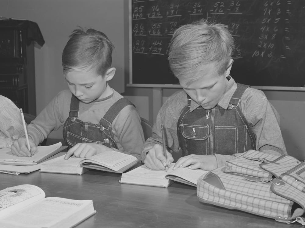 Children Of Workmen At The Umatilla Ordnance Depot Have Their School Classes In Basement Of Church