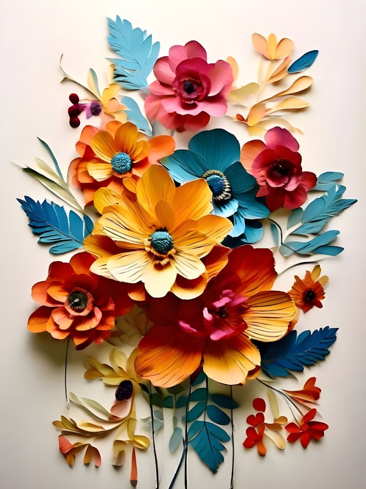 Papierblumen 24