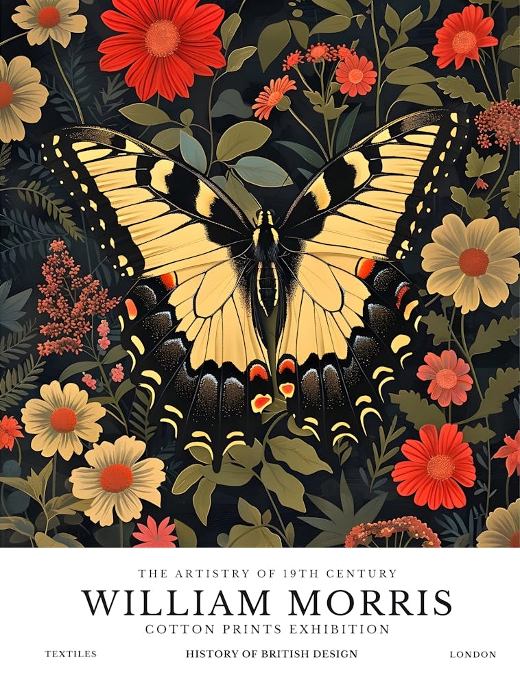 William Morris - butterfly 4
