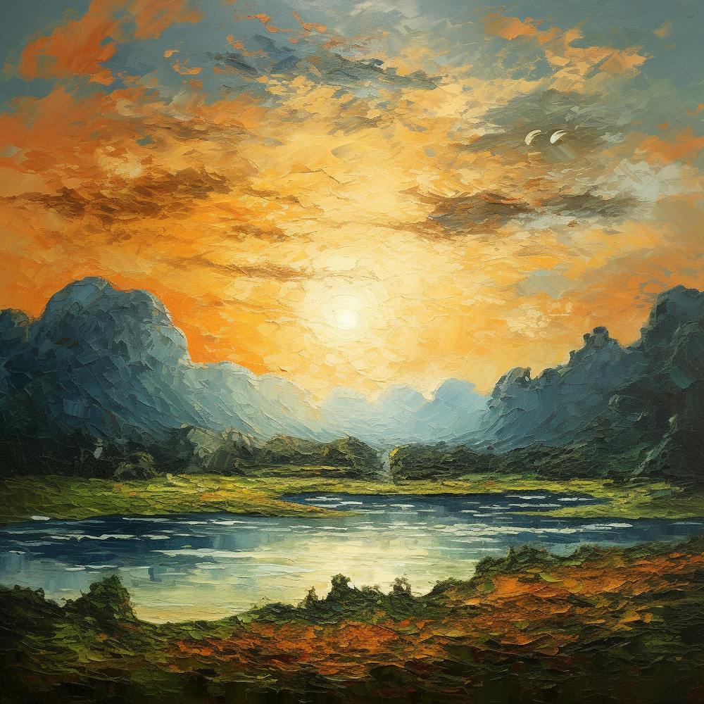 Tuscan Reverie: Artistic Vibrance