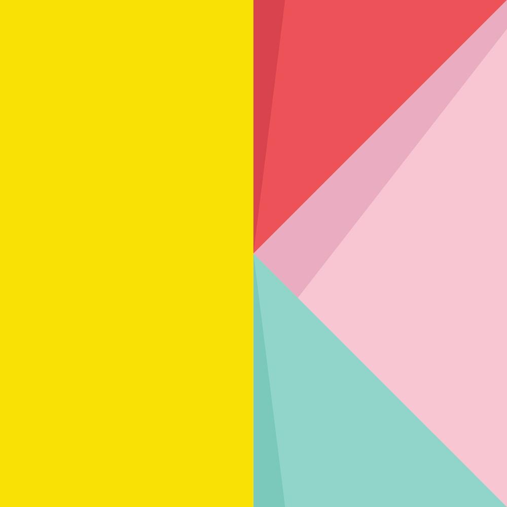 Abstract Pastel Perspective Iii Square