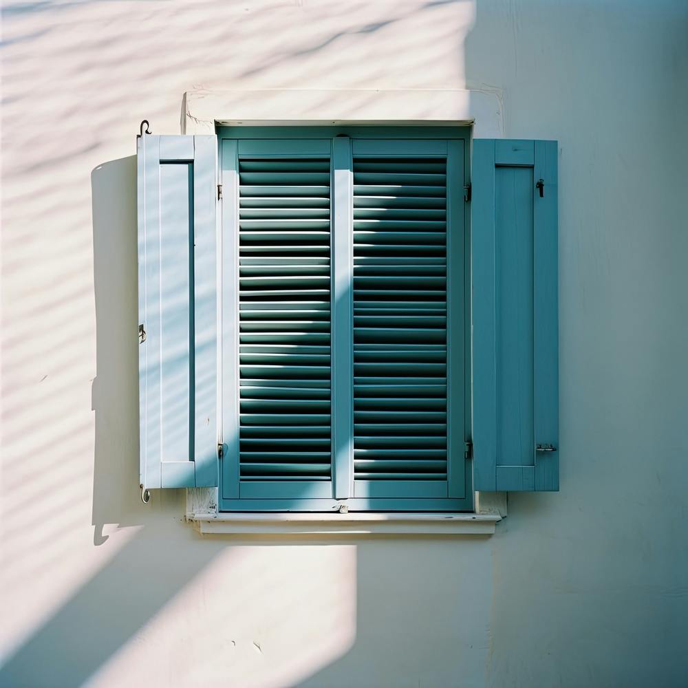 Ibiza Blaues Fenster Sommerfotografie
