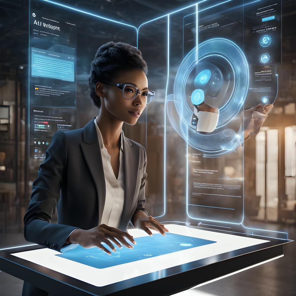 Futuristic Businesswoman 1