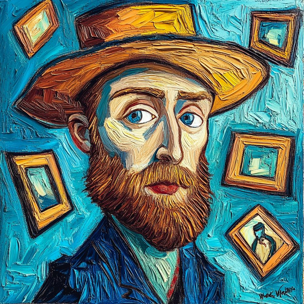 Self Portrait By Van Gogh