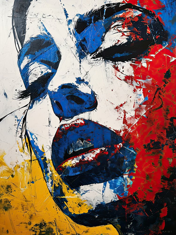 Face Of A Woman Pop Art