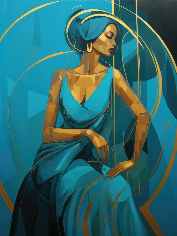 Blue Woman 8