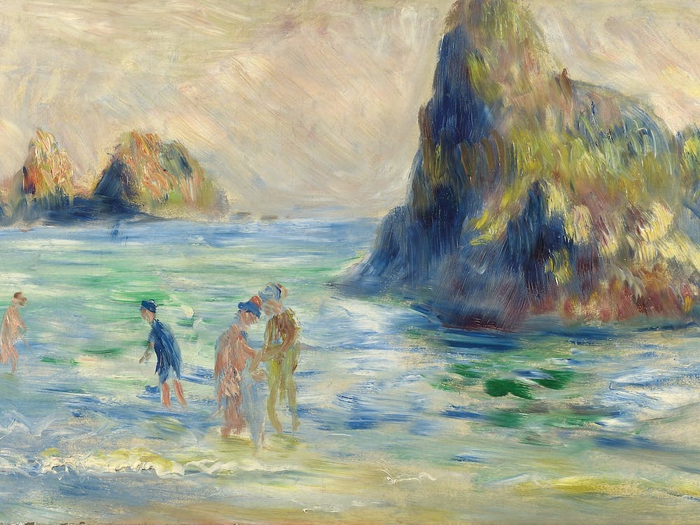 Moulin Huet Bay, Pierre-Auguste Renoir