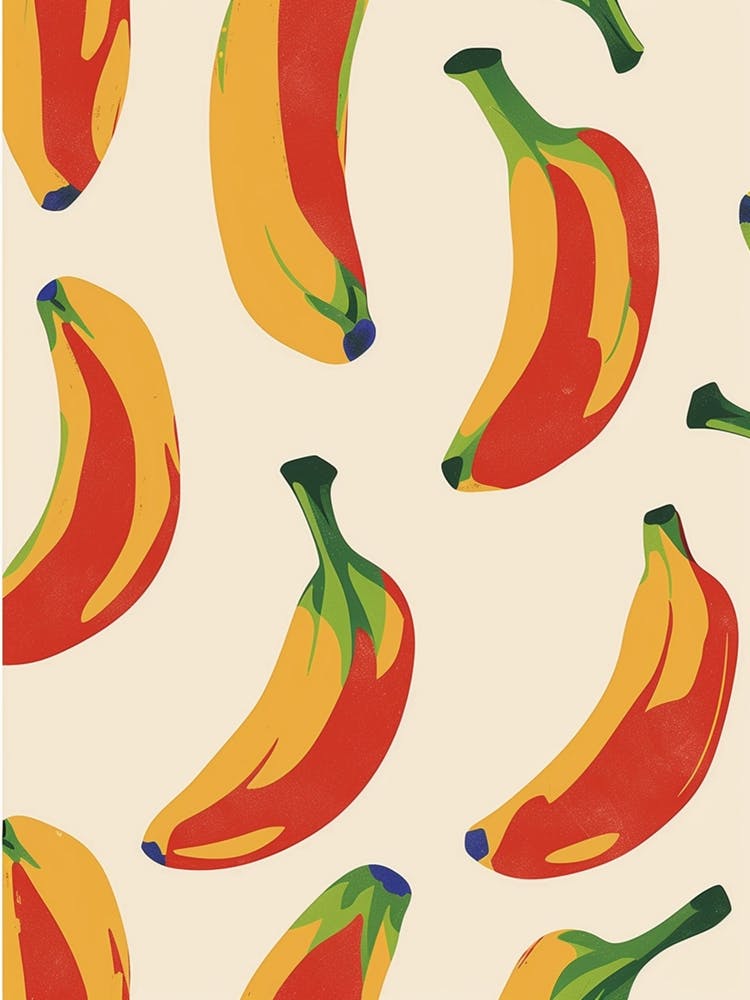 Banana Pattern Illustration 2