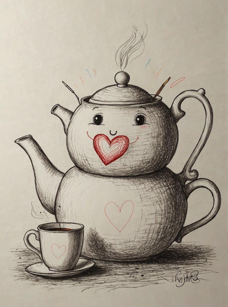 Heart Teapot 1