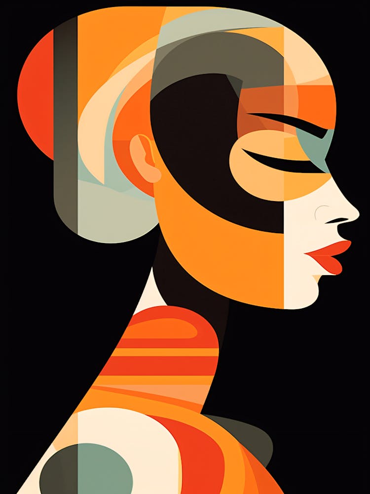 Abstract Portrait Of A Woman 1